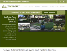 Tablet Screenshot of coloradoputtinggreens.com